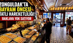 Zonguldak'ta Arife Günü Tatlıcı Mesaisi: