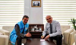 Başkan Özlü’den TDV’ye Kurban Bağışı