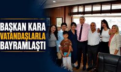 Başkan Sadık Recep Kara vatandaşlarla bayramlaştı