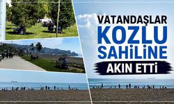 Vatandaşlar Kozlu sahiline akın etti!