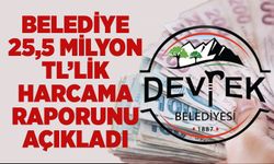 Devrek Belediyesi 25,5 Milyon TL’lik harcama raporunu açıkladı