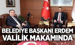 Belediye Başkanı Erdem, Valilik makamında