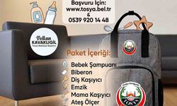 Belediyeden ailelere bebek paketi desteği