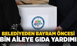Belediyeden bayram öncesi bin aileye gıda yardımı