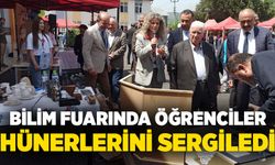 Bilim fuarında öğrenciler hünerlerini sergiledi