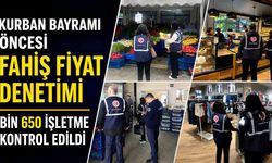 Kurban bayramı öncesi fahiş fiyat denetimi; Bin 650 işletme kontrol edildi