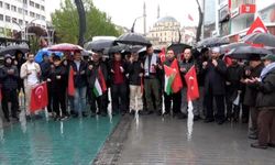 Bolu’da İsrail protestosu: Sumud Filosu için tepki