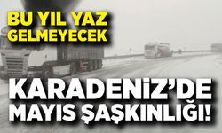 Karadeniz’de Mayıs Şaşkınlığı! Kar Yağışı Etkili Oldu