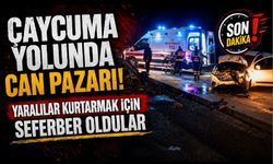 Çaycuma Yolunda Can Pazarı! Sürücü Araçta Sıkıştı
