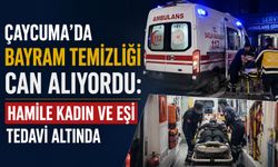 Çaycuma’da bayram temizliği can alıyordu: Hamile kadın ve eşi tedavi altında