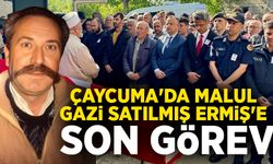 Çaycuma'da malul gazi Satılmış Ermiş'e son görev