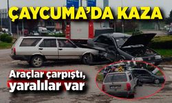 Çaycuma’da kaza: Kavşakta 3 kişi yaralandı