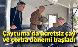 Çaycuma’da ücretsiz çay ve çorba dönemi başladı