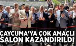 Çaycuma'ya çok amaçlı salon kazandırıldı