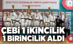Çebi 1 ikincilik, 1 birincilik aldı