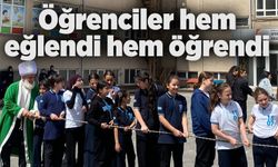 ÇEDES projesiyle öğrenciler hem eğlendi hem öğrendi