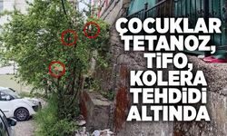 Çocuklar tetanoz, tifo, kolera tehdidi altında