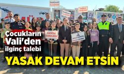 Çocukların Vali'den ilginç talebi; Oyun ile ilgili yasak devam etsin