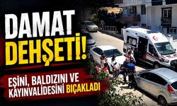 Damat dehşet saçtı! Eşini, baldızını ve kayınvalidesini bıçakladı