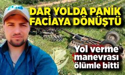 Traktör uçuruma yuvarlandı: 23 yaşındaki genç öldü