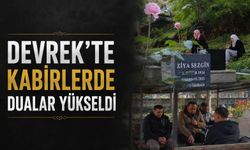 Devrek’te kabirlerde dualar yükseldi