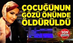 Cani koca çocuğunun gözü önünde eşini öldürdü