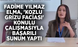 Fadime Yılmaz Elma, 'Kozlu Grizu Faciası' konulu çalışmasıyla başarılı sunum yaptı