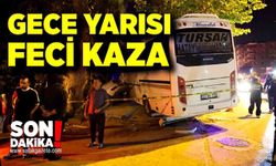 Alkollü sürücünün minibüsü iş yerine daldı: 2 yaralı