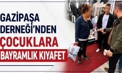 Gazipaşa Derneği'nden çocuklara bayramlık kıyafet
