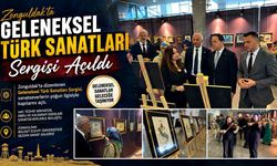 Zonguldak'ta Geleneksel Türk Sanatları Sergisi Açıldı