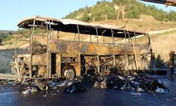 Denizli’deki 8 kişinin öldüğü otobüsten geriye sadece demir yığını kaldı