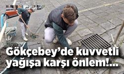 Gökçebey’de pazar mesaisi: Izgaralar temizleniyor