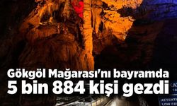 Zonguldak'ın doğa harikası Gökgöl Mağarası'na bayramda ziyaretçi akını