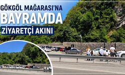 Gökgöl Mağarası’na bayramda ziyaretçi akını
