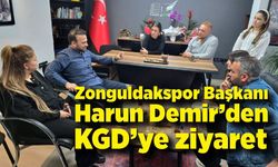 Zonguldakspor Başkanı Harun Demir’den KGD’ye ziyaret