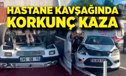 Hastane kavşağında kaza: 5 yaralı