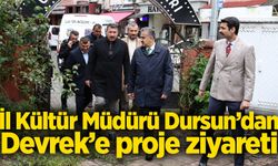 İl Kültür Müdürü Dursun’dan Devrek’e proje ziyareti