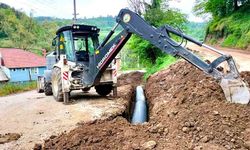 Yığılca’da altyapı çalışmaları taşkınlara karşı sürüyor