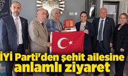İYİ Parti'den şehit ailesine anlamlı ziyaret