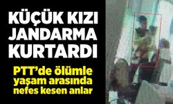Küçük kızı jandarma kurtardı