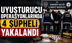 Narkotik operasyonlarında 4 şüpheli yakalandı