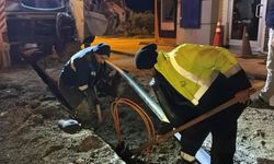 Karabük’te altyapı yenileme çalışmaları geceleri devam ediyor