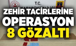 Karabük’te zehir tacirlerine operasyon: 8 Gözaltı