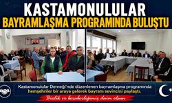 Kastamonulular bayramlaşma programında buluştu