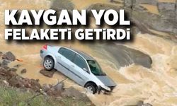Düzce’de otomobil dereye uçtu, sürücü yaralı kurtuldu