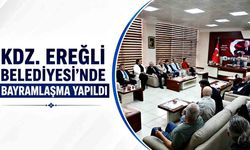 Kdz.Ereğli Belediyesi’nde bayramlaşma yapıldı