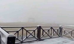 Keltepe Kayak Merkezi Mayıs ayında beyaza büründü