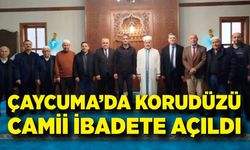 Çaycuma’da Korudüzü Camii ibadete açıldı