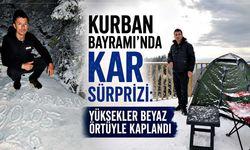 Kurban Bayramı'nda kar sürprizi: Yüksekler beyaz örtüyle kaplandı