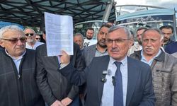 Karabük'te minibüs esnafından "haksız rekabet" tepkisi